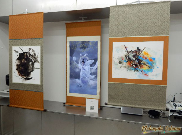 動的デジタル掛軸アート作品-CULTURE WEAVERS01