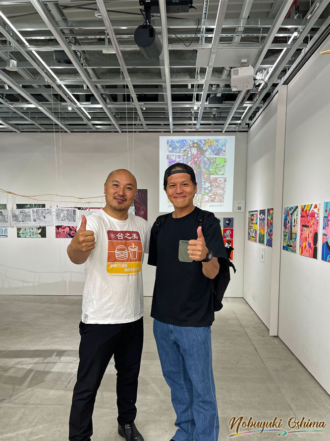 平柳竜樹(カルチャーウィーヴァー合同会社)と大嶋信之(パラシューネット代表)