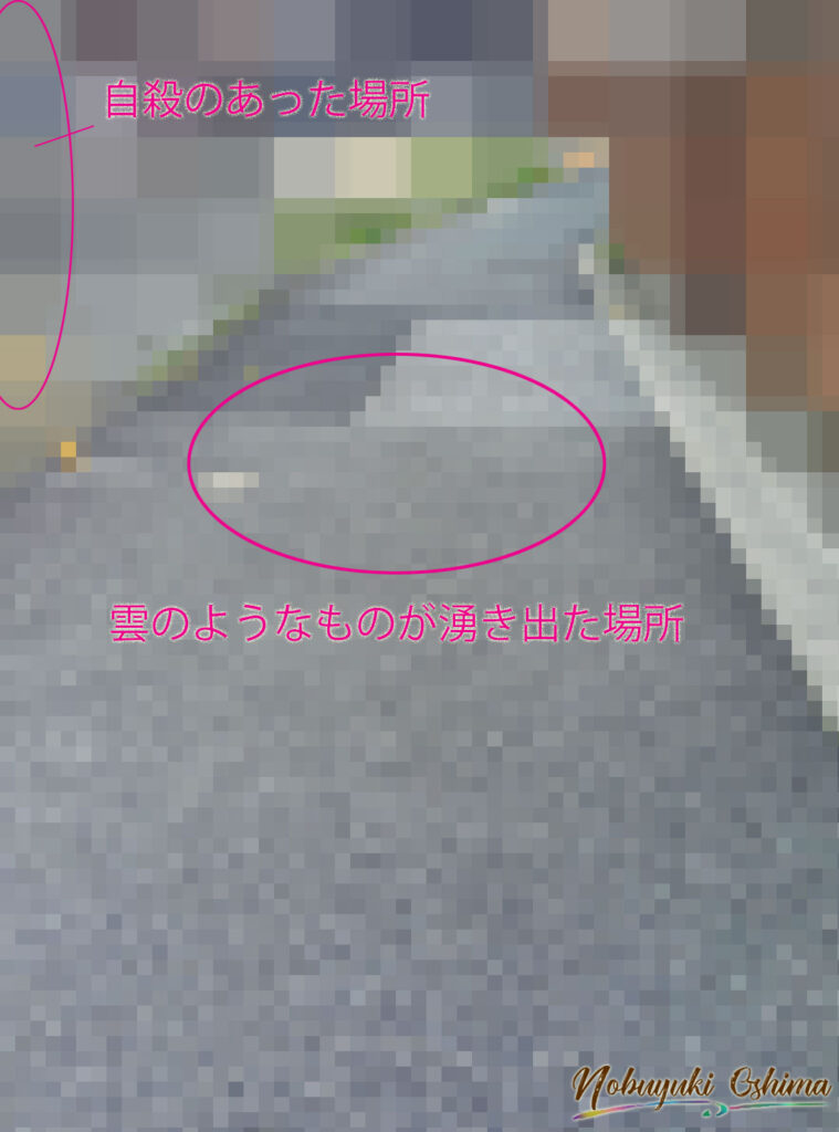 1988年ごろ首吊り自殺があった場所で1991年ごろ幽霊を見た場所（東京都豊島区西巣鴨某所）