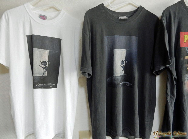 宇宙人（エイリアン）プリントTシャツ（オカルトアート）-Nobuyuki Oshima（大嶋信之）