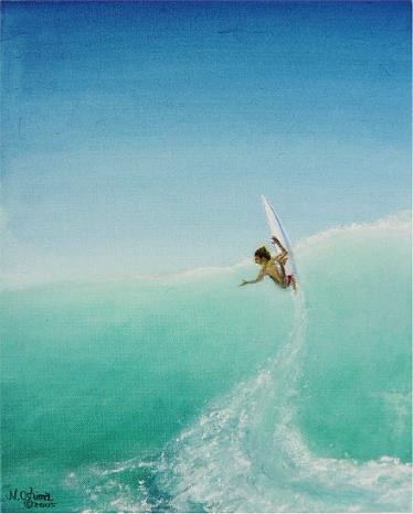 絵画アート「オフザリップ」Nobuyuki Oshima（大嶋信之）