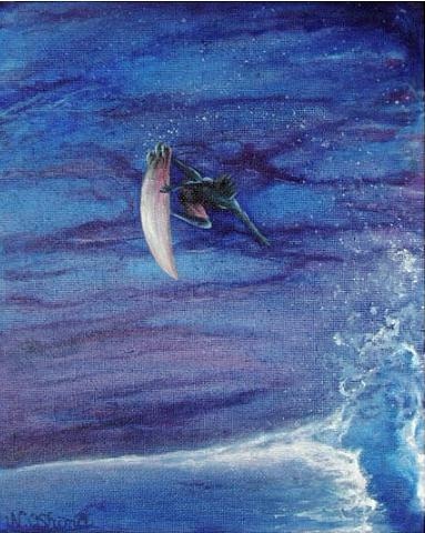 絵画アート「グラブエアー（エアリアル）」Nobuyuki Oshima（大嶋信之）