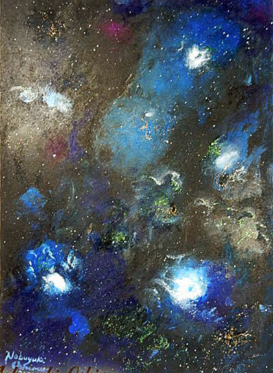 絵画アート「Univers(宇宙)2022-0511」-Nobuyuki Oshima(大嶋信之)
