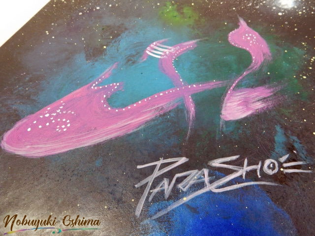 靴の絵画アート「SHOES of Universe for”PARASHOE”」Nobuyuki Oshima（大嶋信之）