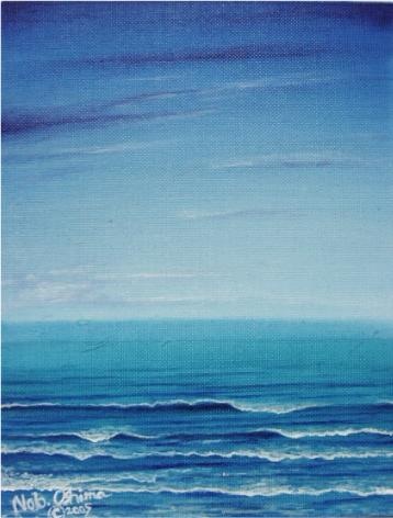 絵画アート「海と波」Nobuyuki Oshima(大嶋信之)