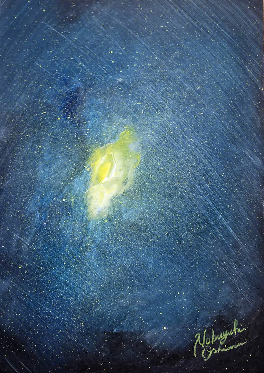 絵画アート「シリウス(Sirius)2021-1025」-Nobuyuki Oshima(大嶋信之)