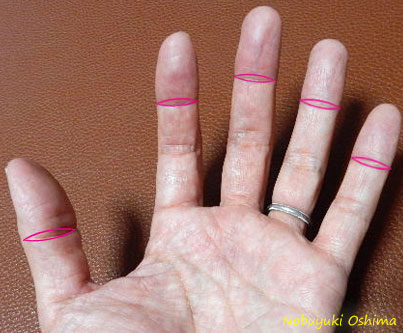 すべての指に仏眼相