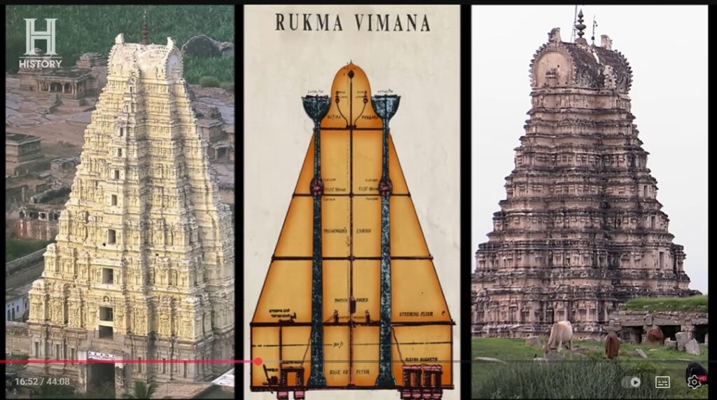 古代インド人が建造した数々の仏殿と、「VIMANA（ヴィマーナ）」