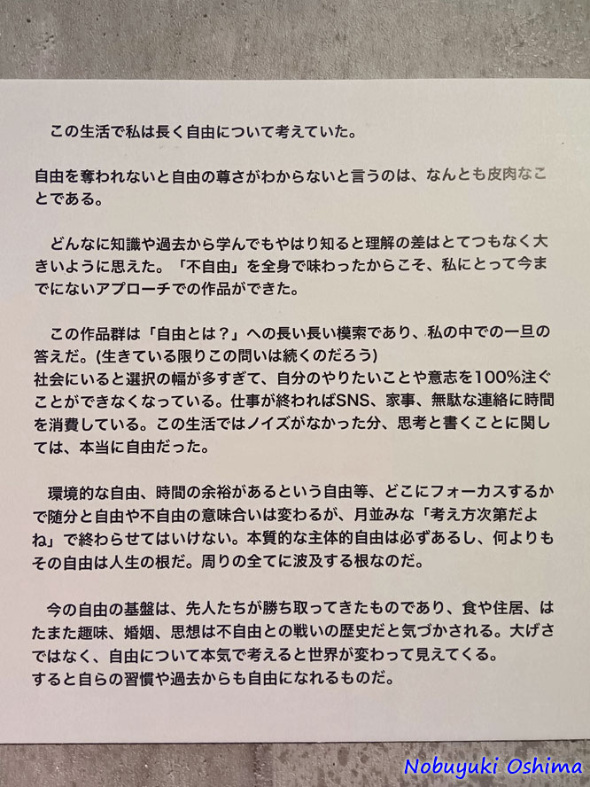 作品に込められた想い-アーティスト堀切健太氏の個展「チョーエキノート」