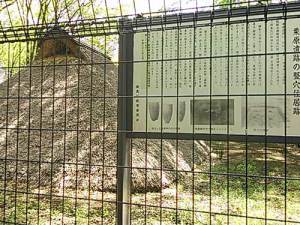 城北中央公園の栗原遺跡の竪穴住居跡