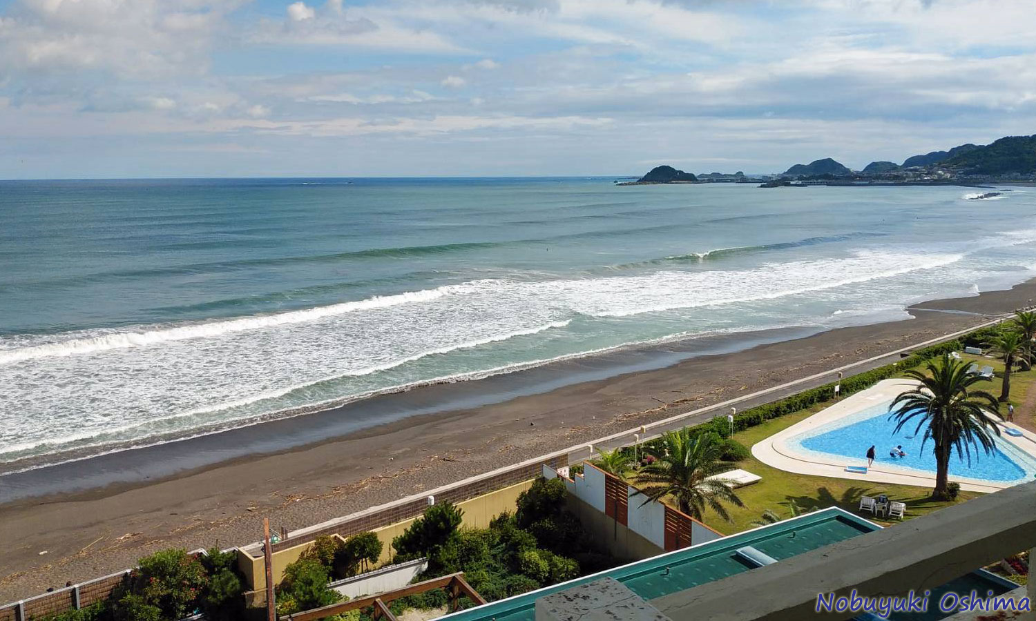 鴨川の海(鴨川グランドホテル前)