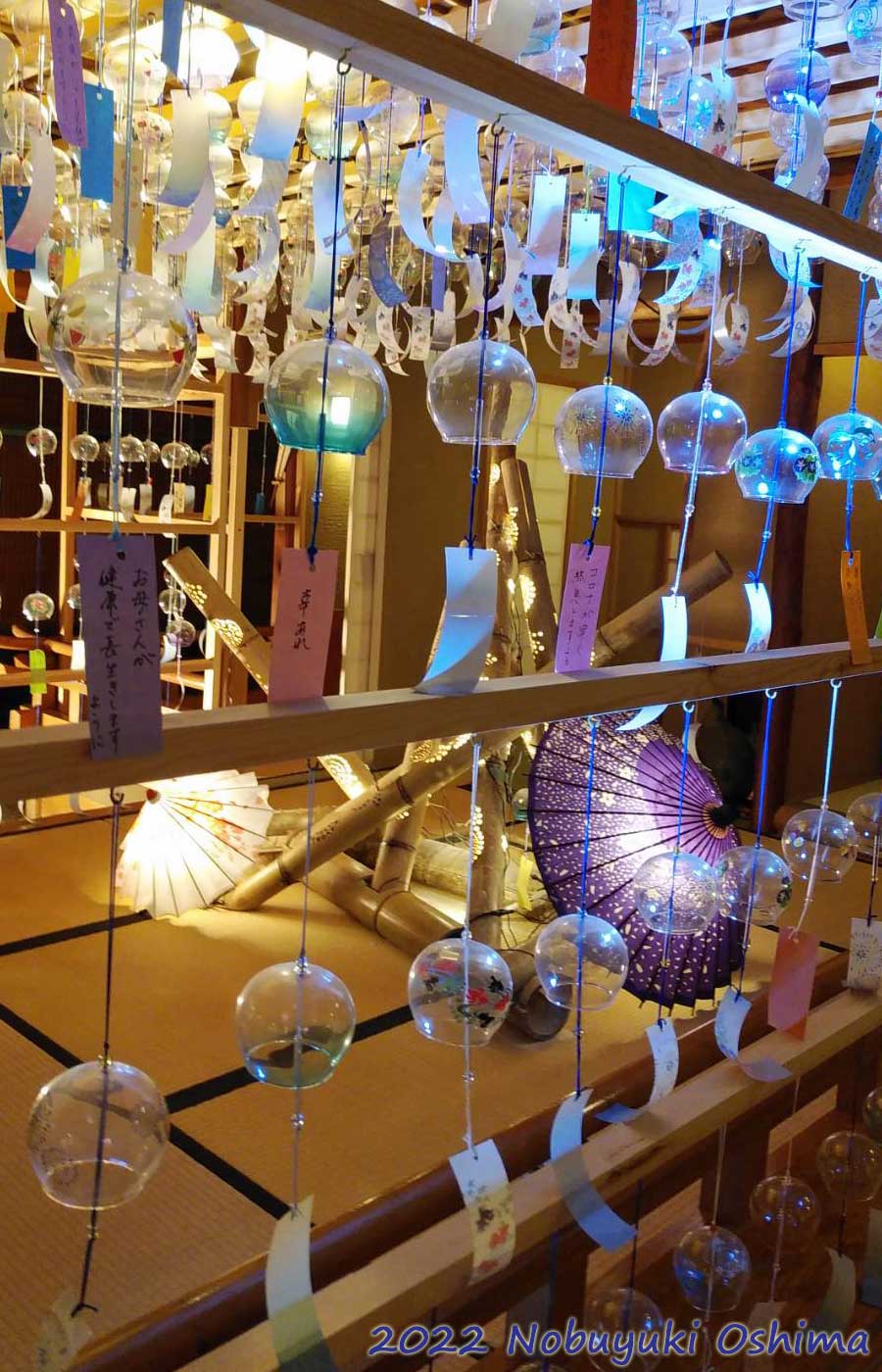 風鈴の和室の写真ポイント－三日月シーパークホテル勝浦