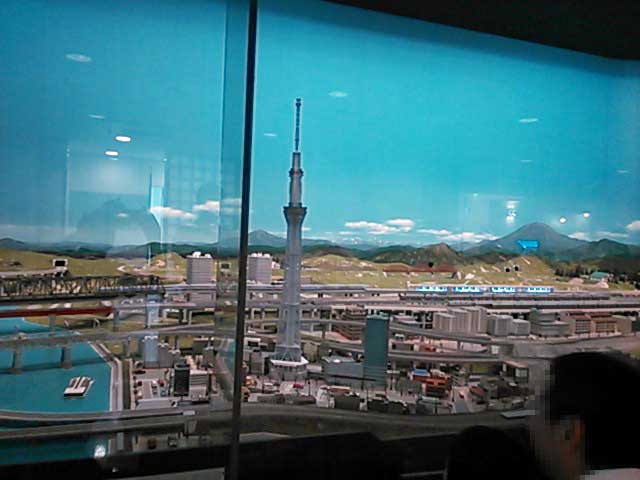 電車ジオラマ模型-東武博物館(東京都墨田区)