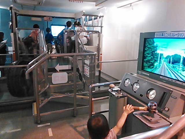 運転シュミレーターが充実している -東武博物館(東京都墨田区)