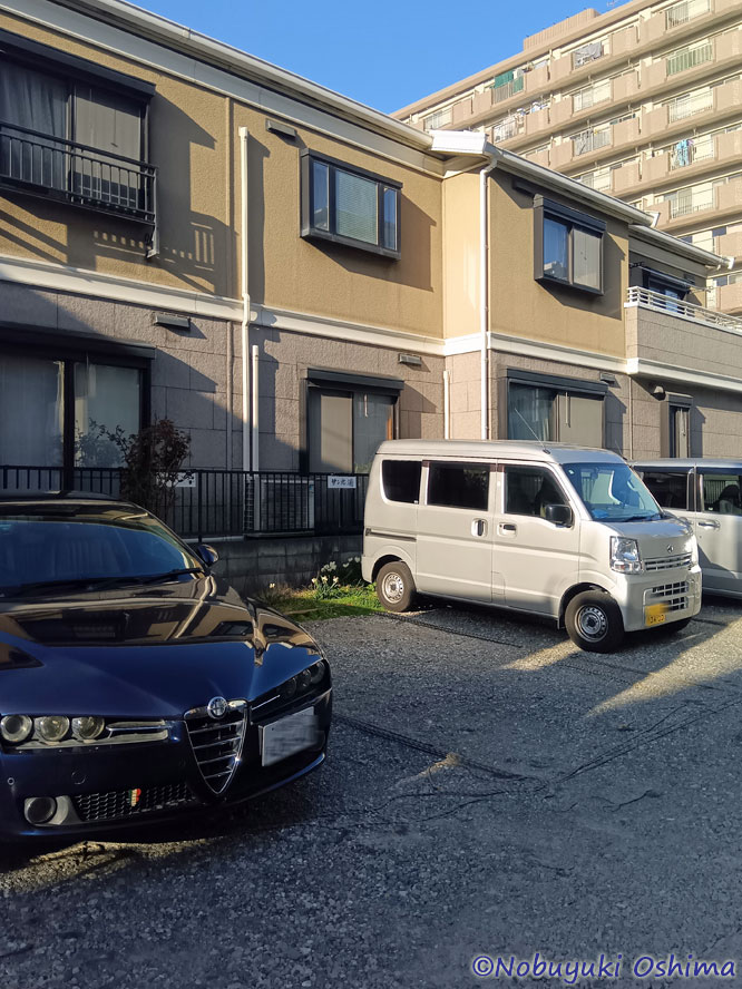 銭湯「サン光湯」の駐車場